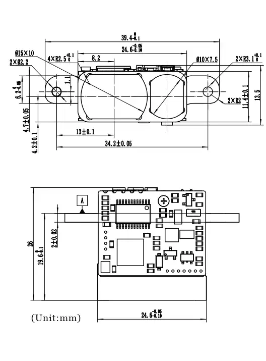 1km LRF module