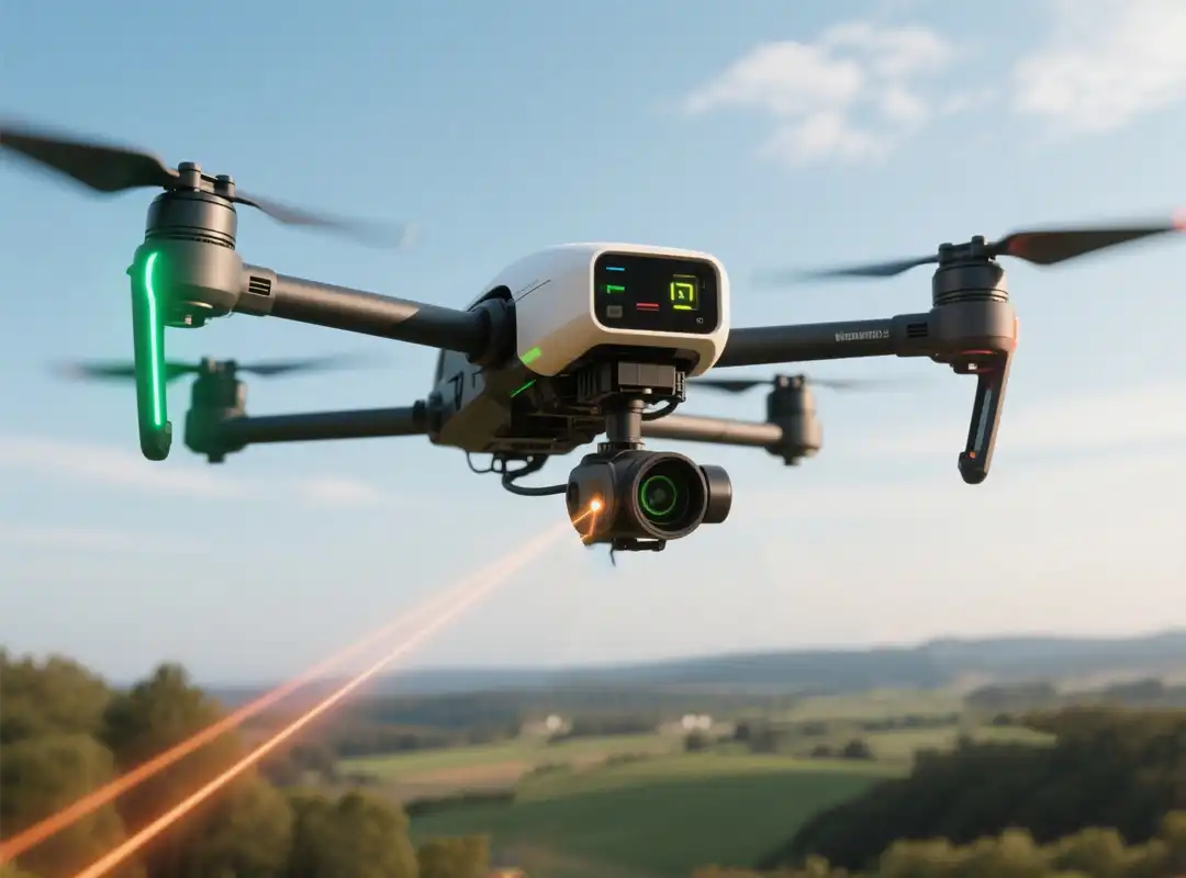 drone laser ranging