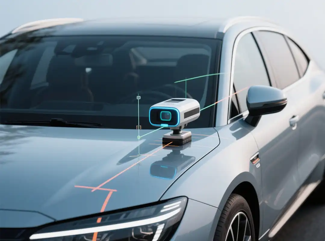 Vehicle laser ranging