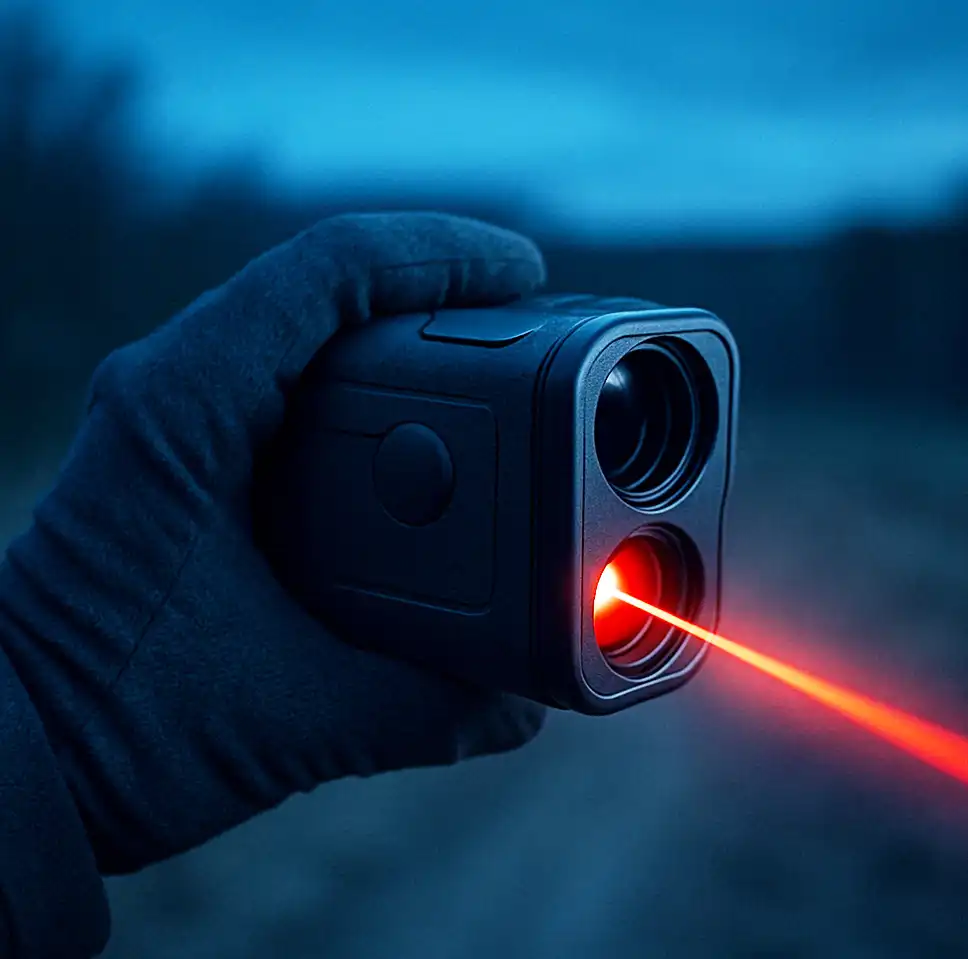laser rangefinder in low light condition